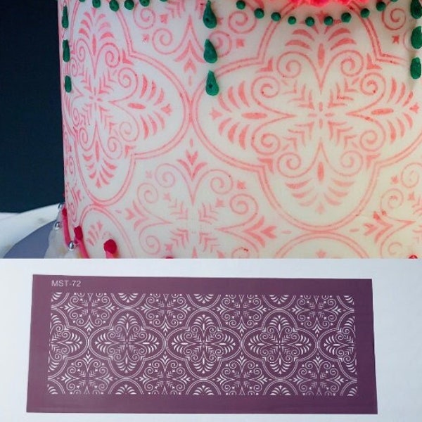 Mesh Cake Stencil Etsy