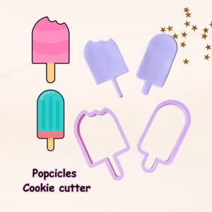 Popsicle Cookie Cutters 2 Pieces
