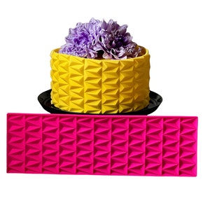 Origami Cake Mold - New Trending Origami Cake Decoration Mold - Origami Cake Sheet - Origami Sheet Silicone Mold - Origami Cake