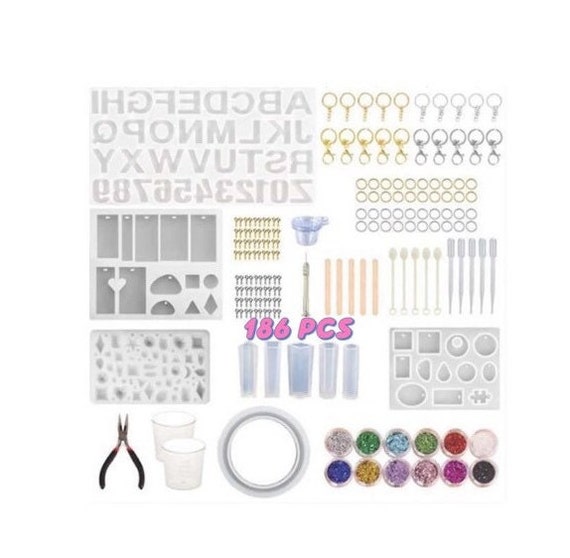Silicone Molds DIY Kit With Resin Jewelry Making Set Epoxy Resin Mold  Casting Tools for Jewelry