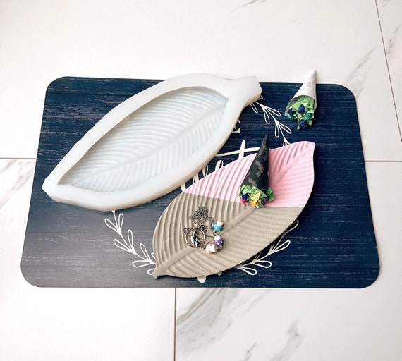 1PC vassoio fai da te in Silicone ellittico rettangolare piatto stampo portaoggetti fioriera base stampi in resina di gesso – acquista a prezzi convenienti sul marketplace