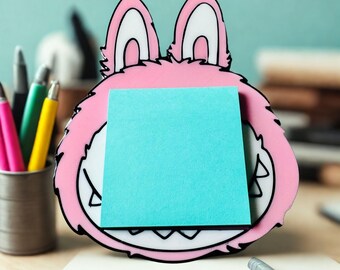 Personalized Sticky Note Holder, Girl Notepad Holder, Back to School Gifts Idea