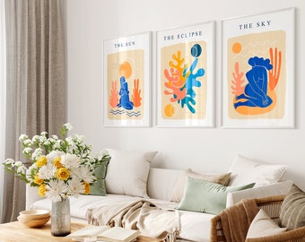 Gallery Wall Set of 6, MATISSE, Exhibition Poster Set, Art Wall Frame, Gallery Art Painting, Museum Poster, Digital, PRINTABLE POSTER