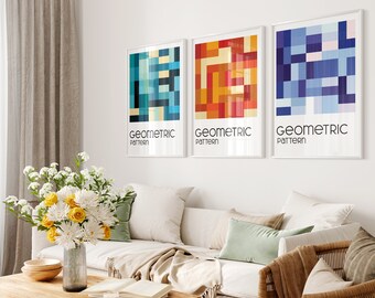 Gallery Wall Set of 3, Exhibition Poster Set, Art Wall Frame, Gallery Art Painting, Museum Poster, Digital, PRINTABLE POSTER