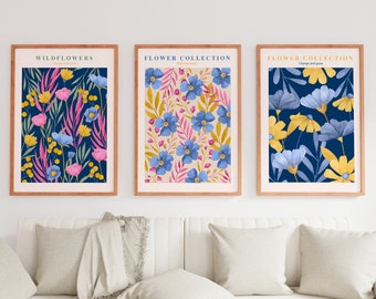 Gallery Wall Set of 3, Exhibition Poster Set, Art Wall Frame, Gallery Art Painting, Museum Poster, Digital, Printable poster 25