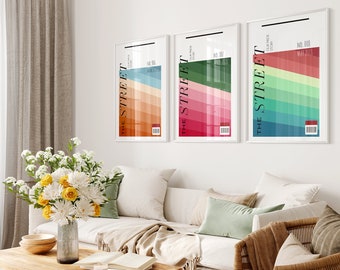 Gallery Wall Set of 3, Exhibition Poster Set, Art Wall Frame, Gallery Art Painting, Museum Poster, Digital, PRINTABLE POSTER