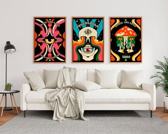 Gallery Wall Set of 3, Exhibition Poster Set, Art Wall Frame, Gallery Art Painting, Museum Poster, Digital, Printable poster 43