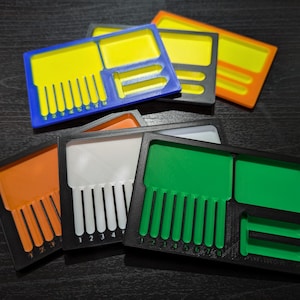 Multi-Color LPL Style Lock Pinning Tray for Locksmiths and Locksport Enthusiasts - 3D Printed