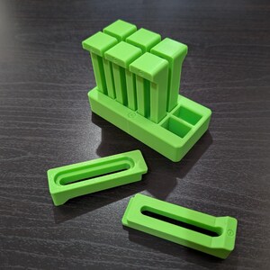 Essential Clamps For Carbide 3D Shapeoko, Nomad, and Other CNCs - Set of 8 with Caddy