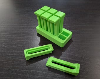 Essential Clamps For Carbide 3D Shapeoko, Nomad, and Other CNCs - Set of 8 with Caddy