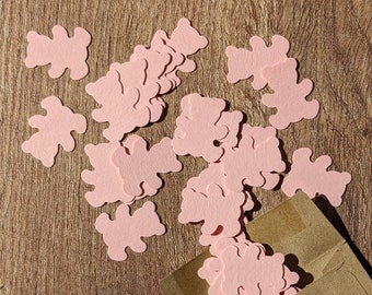 Pink Teddy Bear Confetti: Eco-Friendly Party Decor
