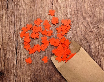 Autumn Leaf Confetti: Biodegradable Party Table Decor
