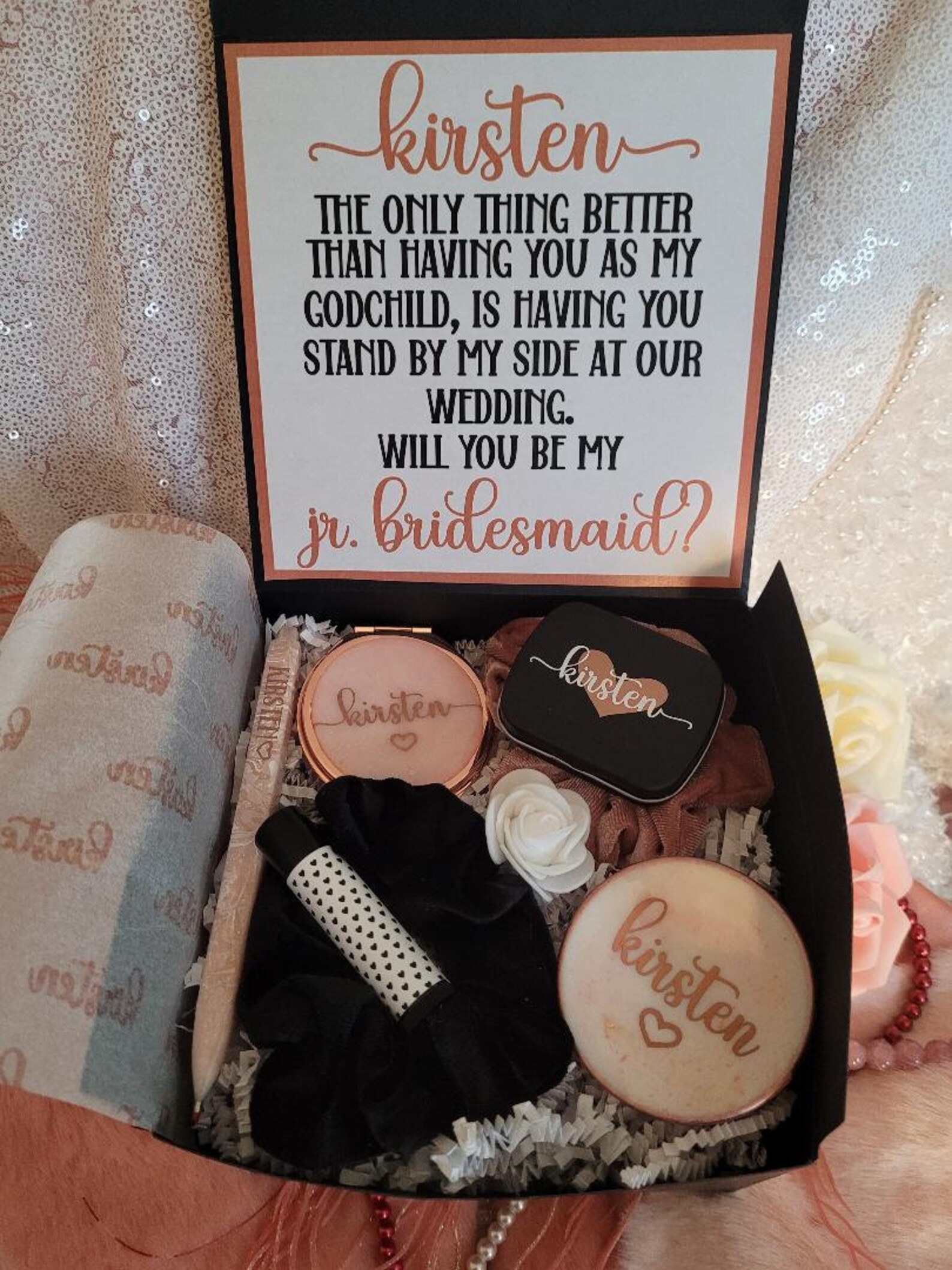 Personalized Junior Bridesmaid Proposal Box Set Bridesmaid Etsy
