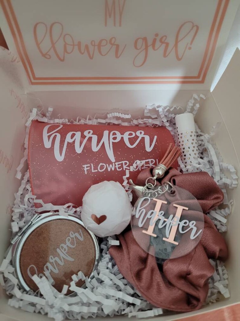 Personalized Flower Girl Proposal Gift Box Set Flower Girl Etsy