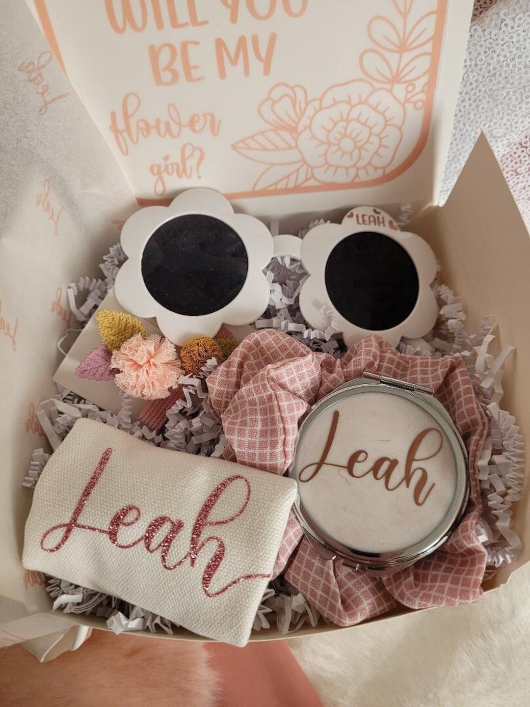 Personalized Flower Girl Proposal Gift Box Set Flower Girl Gift Box