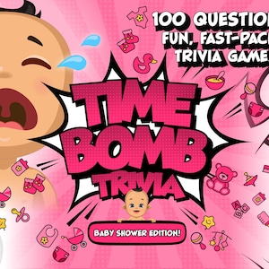 Baby Shower Time Bomb Trivia Game – Interactive PowerPoint with Scoreboard (Digital Download)