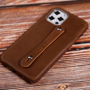 Custodia in vera pelle fatta a mano per Galaxy A36 A16 5G A06 A25/A15 5G/A05s A34/A54 A13/A14 5G Custodia personalizzata sottile in pelle pieno fiore marrone chiaro