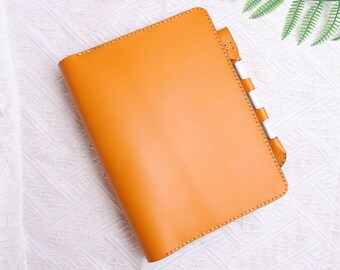 Pen dock Composition B5 Cover Genuine Leather Personalization Leuchtturm1917 MASTER CLASSIC SLIM A4 Case Yellow Portfolio notebook 9OYBLE