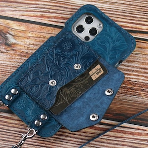Leather Case Leather Pixel 9a 9 Pro/Pixel 9 Pro XL/Pixel 9/7a/7 pro/7/6a 6 PRO/6 case,8 Pro/8 cover,Pixel 5 case Crossbody strap Case Blue