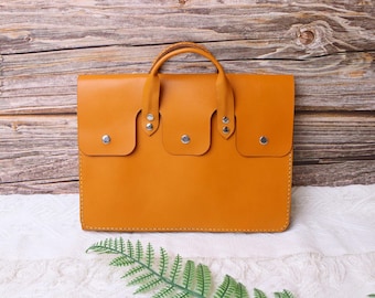 Leather Fits Remarkable Paper Pro Remarkable 2 Cover with Elastic Strap,Dual Pockets,and Carry Handle - Perfect for Business &Travel-9FQREO1