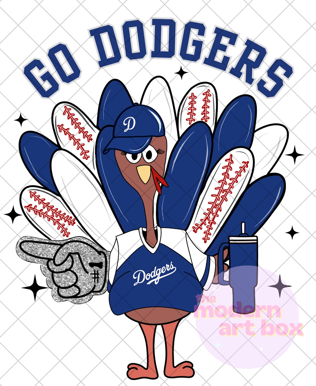 Baseball Turkey Digital Download PNG Etsy