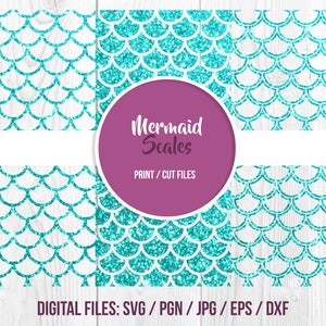 Mermaid scales SVG Mermaid Patron, mermaid background, silhoutte cut pattern cameo cricut