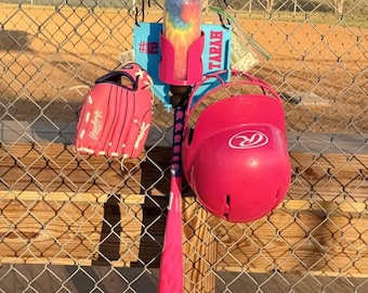 Dugout Caddy Baseball Softball Organizer Fully Customizable Drip Colors Name Number