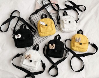 Girls Crossbody Purse for Kids Women Leather Roomy Bag with Tassel Adjustable Straps Design in Italy