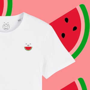 Smiling Watermelon T-Shirt; smiling watermelon for those with a sweet tooth