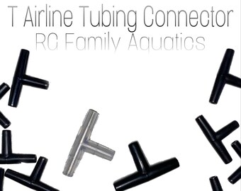 T - Airline Tubing Connectors (Pack of 3 or 5)