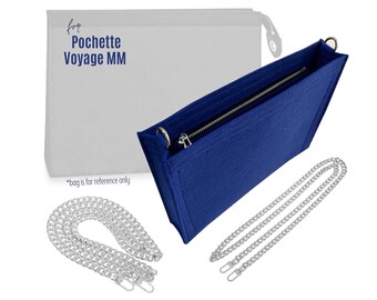 Designer Leather Pochette Voyage MM