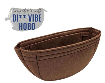 Bag Organizer for Vibe Hobo Bag / Vibe Hobo Bag Insert / Liner Protector Customizable Handmade Premium Felt Snug Sturdy Pocket Hobo Insert