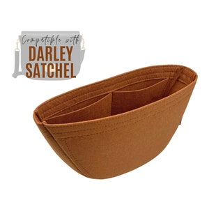 Organiseur de séparation pour sacoche Darley / Insert pour sacoche Darley / Poches de protection en feutre faites main personnalisables Design arrondi et fin