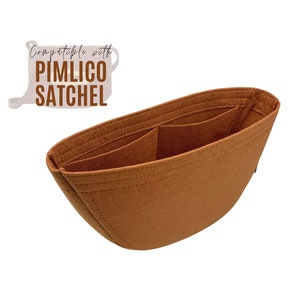 L'organisateur de division s'adapte à la sacoche Pimlico/l'insert pour la sacoche Pimlico/la pochette protectrice en feutre fait main personnalisable, design arrondi et mince