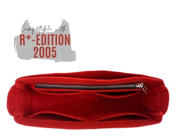 Organizer for Re Edition 2005 (Zipper Insert) / Tote felt Bag / Handbag Storage / Purse Bag Organizer with Pocket / Accessories holder