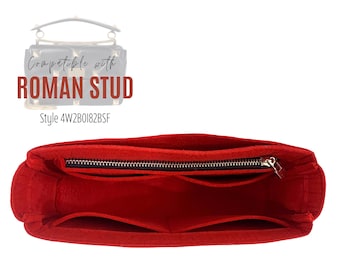 Medium Roman Stud Bag Organizer / Large Roman Stud Insert / The shoulder Bag Liner Protector / Customizable Tote Felt Insert Diaper Handbag