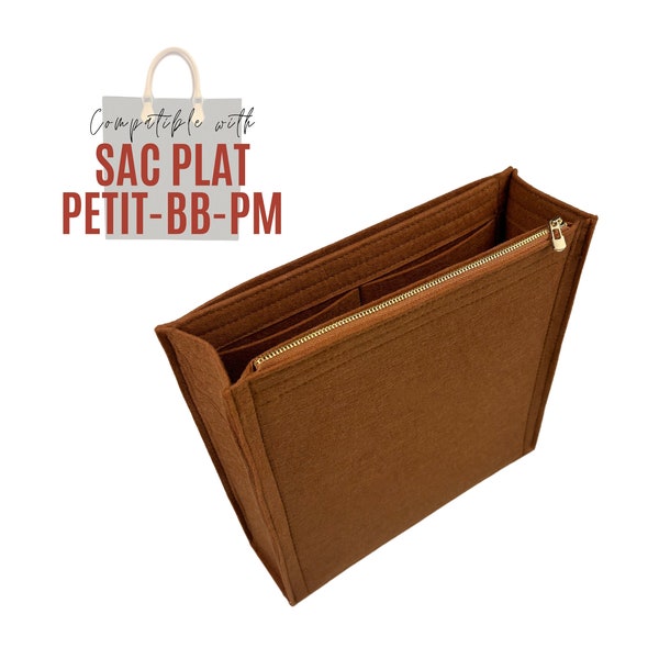 Petit Sac Plat Bag Organizer / Petit Sac Plat Insert / Customizable Handmade Premium Felt Sac Plat BB Liner Bag
