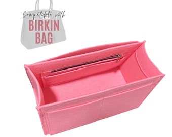 Organizzatore di borse Birkin / Inserto Birkin / Organizzatore Birkin / Fodera in feltro Premium personalizzabile fatta a mano Proctor Snug Sturdy Tapered Shape Zipper
