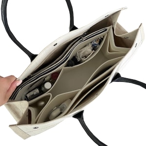Organiseur de sac à diviser pour grand sac Rive Gauche / Insertion de sac à main pour petit sac Rive Gauche / Doublure protectrice personnalisable faite main bien ajustée