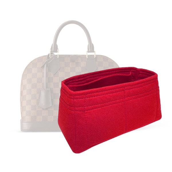 Alma Bag Organizer / Alma Bag Insert (Tapered Design)  / Alma BB Insert / Alma MM Organizer Liner Protector Handmade Premium Felt Snug