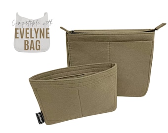 Evelyne PM Bag Organizer / Evelyne 29 Insert / Anpassbarer handgemachter Mini Evelyne GM Organizer Premium Filz - FULL Set mit 2 Einsätzen