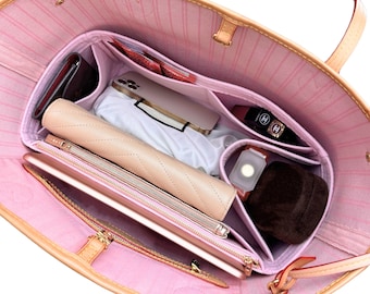 Neverf*ll Taschenorganizer / Neverf*ll Einsatz / Neverf*ll PM Tragetasche / Anpassbare Handgefertigte Filzeinlage Beschützer Snug Robuste Flaschentasche