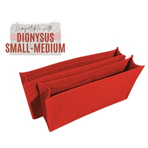 Dionysos Tascheneinsatz FULL Set 2 / Dionysos Bag Organizer / anpassbare handgefertigte Premium Filz Snug Robuste Taschen Kleine Dionysos Mini