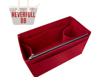 Neverfull BB Bag Organizer / Neverfull BB Insert / Neverfull Bag Organizer Liner Protector personalizzabile feltro fatto a mano robusto Shopping Tote