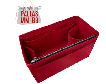 Pallas Organizer / Pallas Insert / Aanpasbare Premium Vilt Pallas MM Bag Organizer / Liner Protector Knus Stevig Ritsvak Handgemaakt