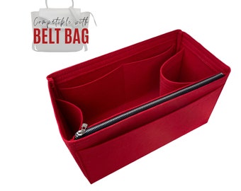 Pico Belt Bag Organizer / Tote felt Liner Bag with zipper pocket / Handbag Storage for Celin / Belt Bag Insert with Laptop iPad Pocket