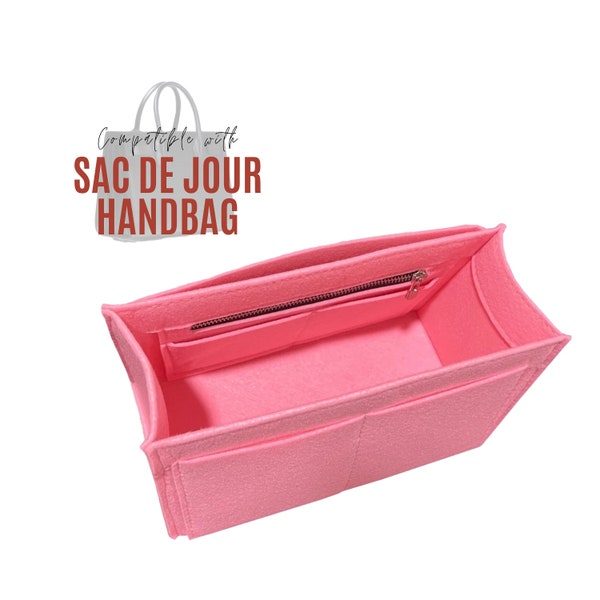 Sac de Jour Baby Bag Organizer / Sac de Jour Insert Felt Tote Bag / Handbag Storage for SL / Shaper Purse Liner Pocket Laptop iPad
