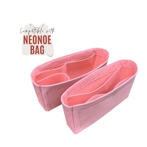 Neonoe Bag Organizer (Set of 2) / Neonoe Insert / Customizable Handmade Felt Liner Bag Protector Shaper Sturdy Neonoe Organizer