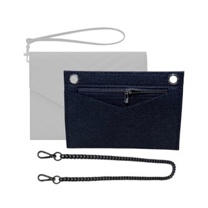 Ysl matte outlet black clutch