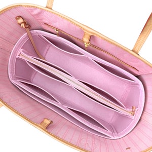 Divitize Organizer kompatibel mit Neverf*ll Tote / Einsatz passt Neverf*ll PM MM GM / Anpassbare handgefertigte Geldbörse Liner Snug Oval Perfect Fit
